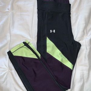 Under Armour Capri Mesh Leggings (M)